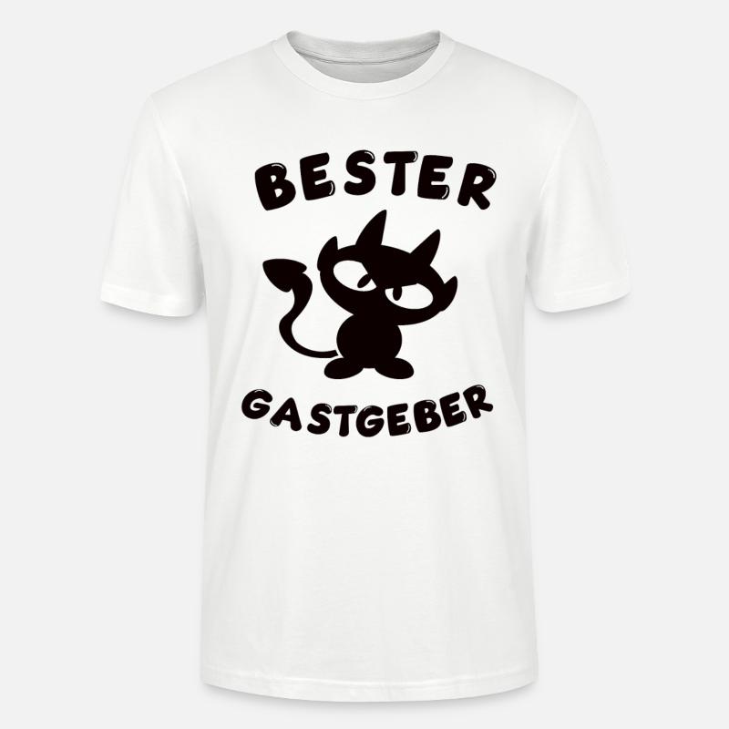 cooles bester Gastgeber Design - Stanley/Stella Unisex Bio-T-Shirt CRAFTER - Weiß