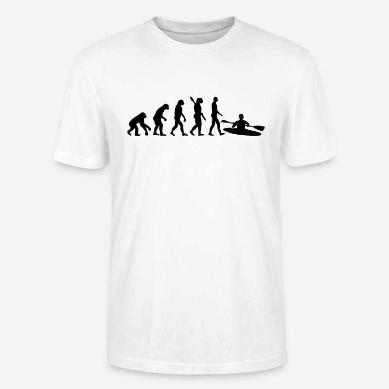 Évolution Kayak - T-shirt bio CRAFTER Stanley Stella Unisexe - blanc