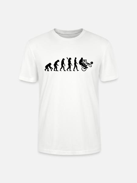 Evolution Cycle ball - T-shirt bio CRAFTER Stanley Stella Unisexe - blanc