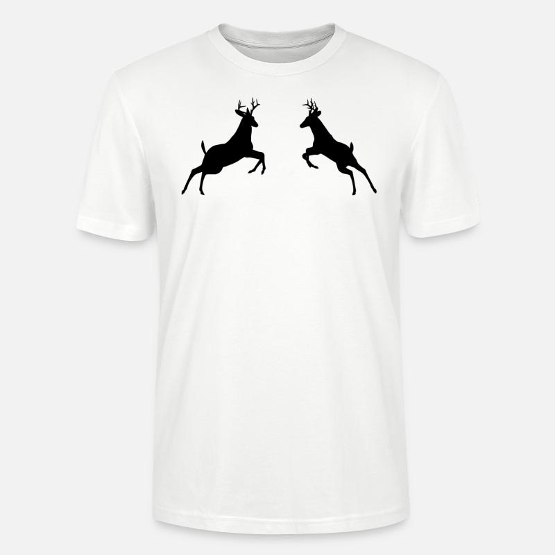 Hirschkampf - Stanley/Stella Unisex Bio-T-Shirt CRAFTER - Weiß
