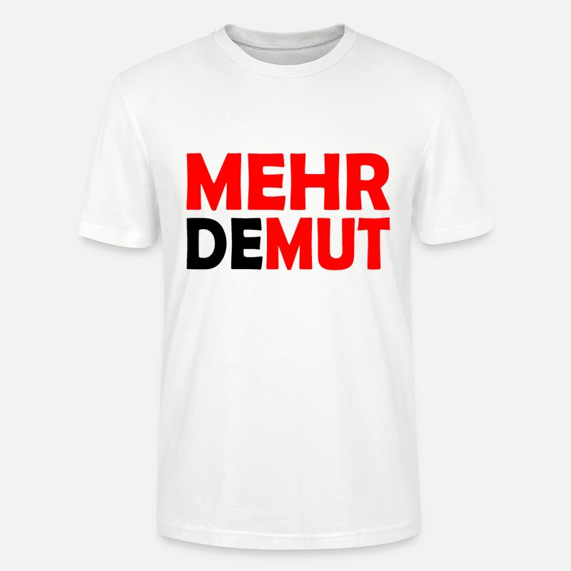 Demut - Stanley/Stella Unisex Bio-T-Shirt CRAFTER - Weiß