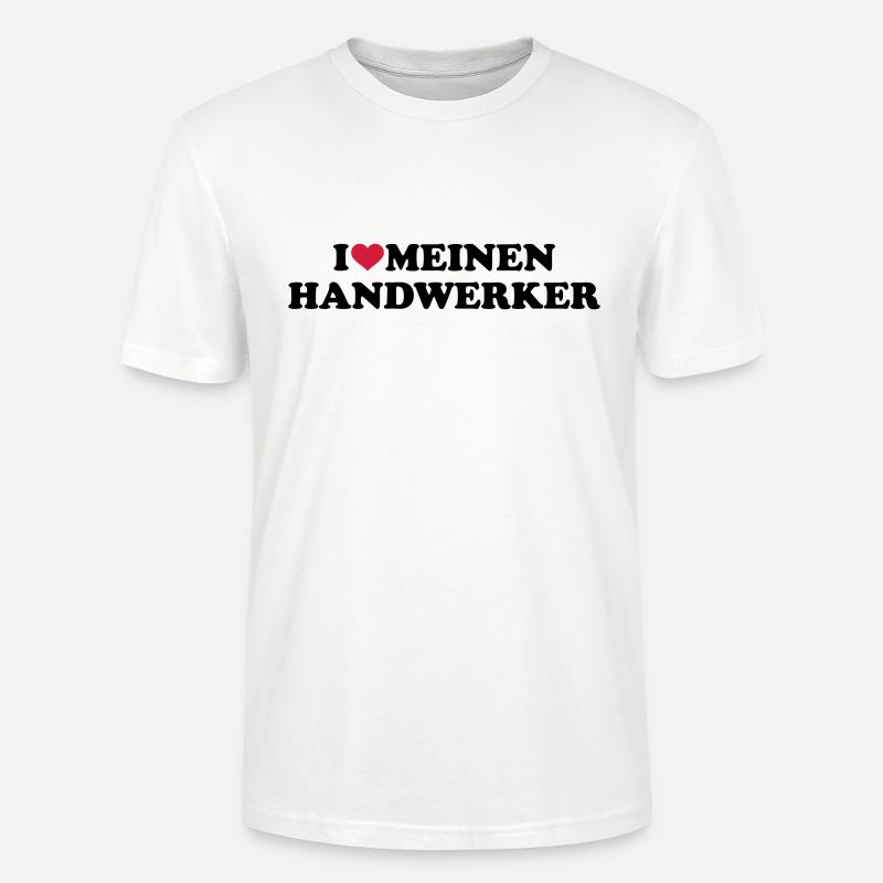 Handwerker - Stanley/Stella Unisex Bio-T-Shirt CRAFTER - Weiß