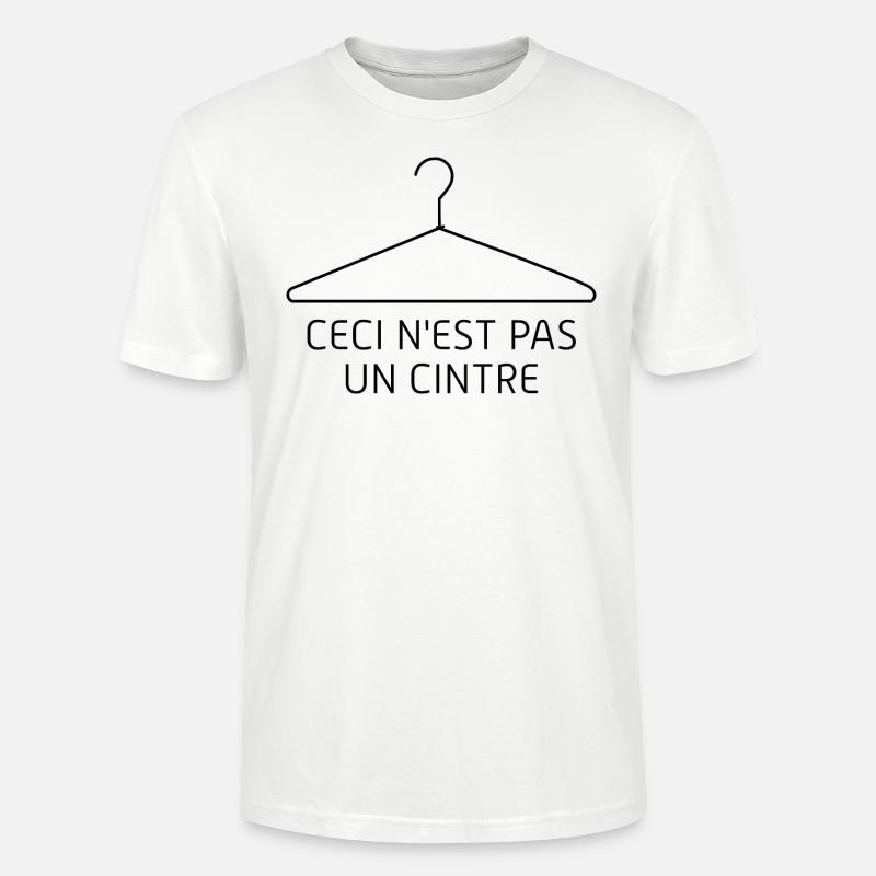 Ceci n'est pas un cintre - T-shirt bio CRAFTER Stanley Stella Unisexe - blanc