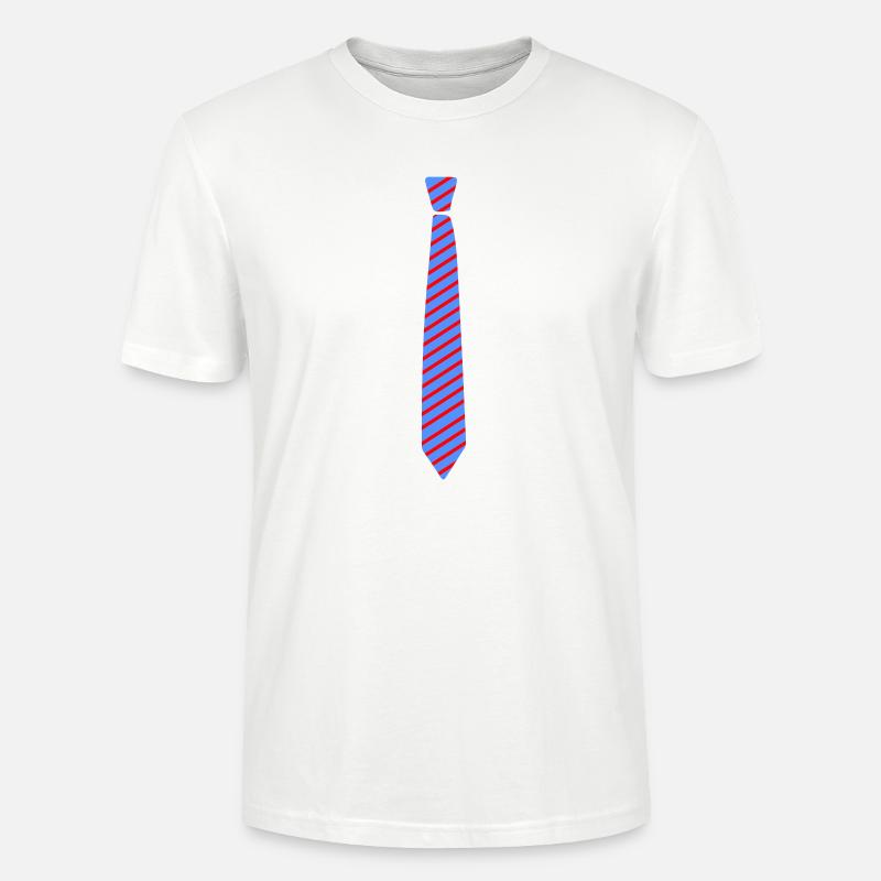 krawatte 2 - Stanley/Stella Unisex Bio-T-Shirt CRAFTER - Weiß