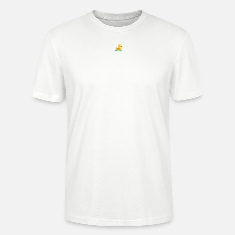 Canard en plastique - T-shirt bio CRAFTER Stanley Stella Unisexe - blanc