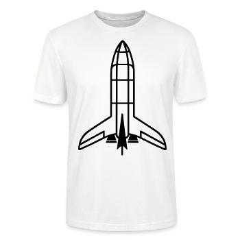 Rocket - Stanley/Stella CRAFTER Unisex Organic T-Shirt - white - Front - Alina (178cm) & Michal (187cm)