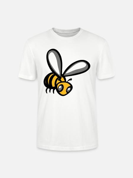 abeille - T-shirt bio CRAFTER Stanley Stella Unisexe - blanc