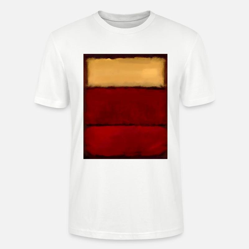 Rothko-Stil in digitalen Farben - Stanley/Stella Unisex Bio-T-Shirt CRAFTER - Weiß