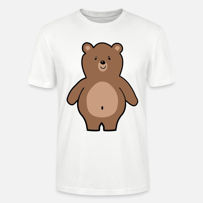 Bär - Stanley/Stella Unisex Bio-T-Shirt CRAFTER - Weiß