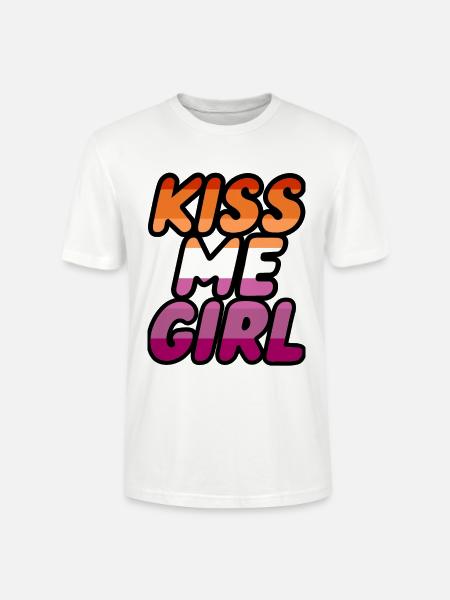 KÜSS MICH MÄDCHEN - WLW - SAPHIC - Stanley/Stella Unisex Bio-T-Shirt CRAFTER - Weiß