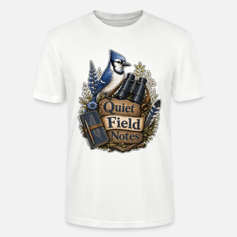 Quiet Field Notes Wolken - Stanley/Stella Unisex Bio-T-Shirt CRAFTER - Weiß