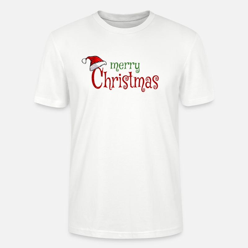 Frohe Weihnachten - Stanley/Stella Unisex Bio-T-Shirt CRAFTER - Weiß