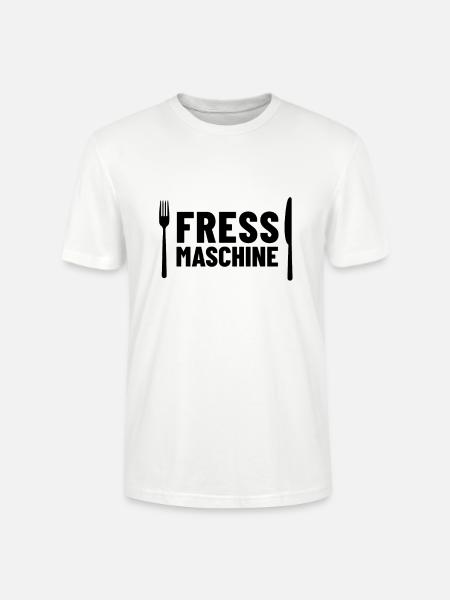 Fressmaschine - Stanley/Stella Unisex Bio-T-Shirt CRAFTER - Weiß