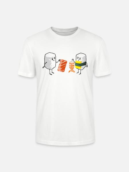 Sushi Shopping - Stanley/Stella Unisex Bio-T-Shirt CRAFTER - Weiß