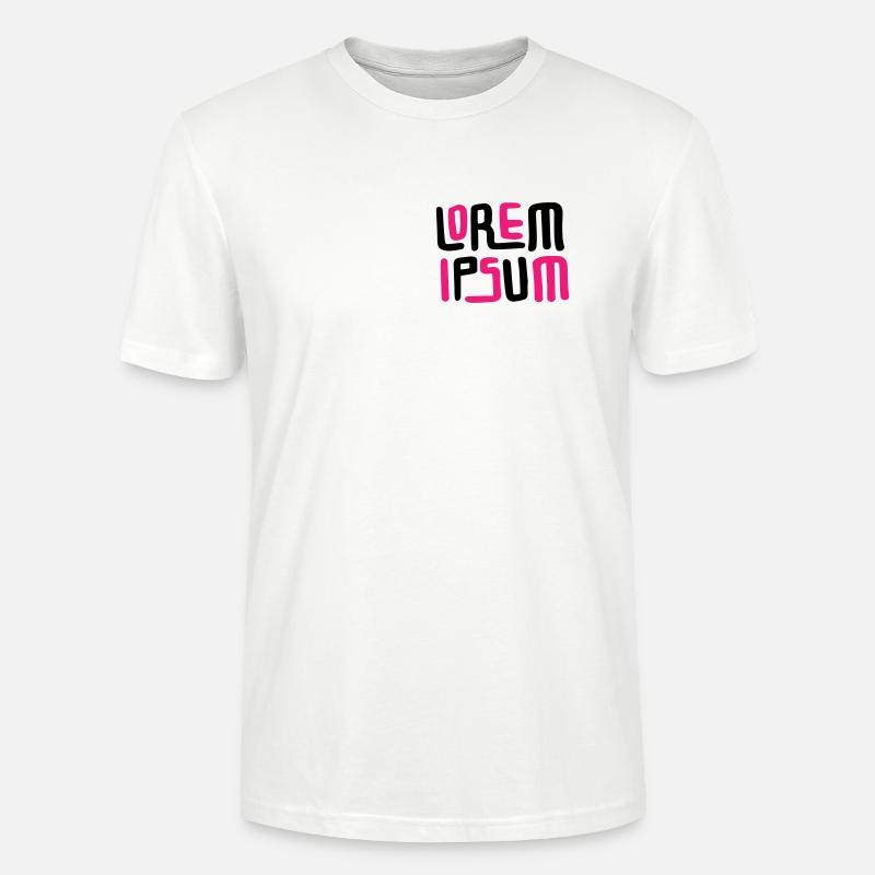 Lorem Ipsum - Stanley/Stella Unisex Bio-T-Shirt CRAFTER - Weiß