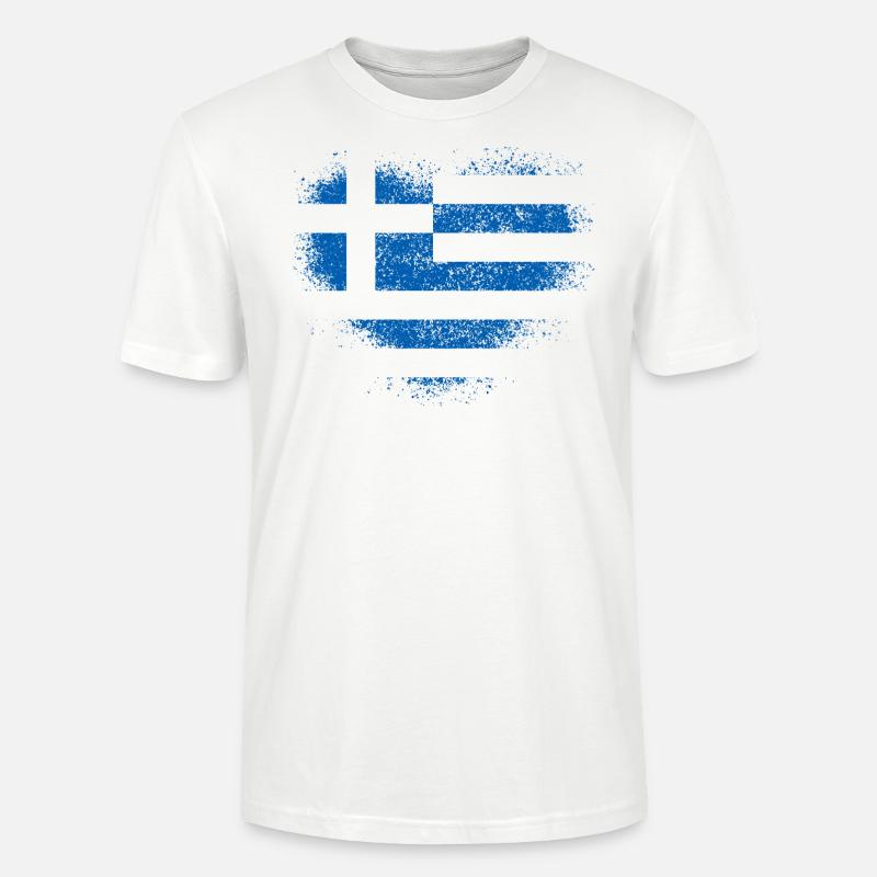 Grèce - T-shirt bio CRAFTER Stanley Stella Unisexe - blanc