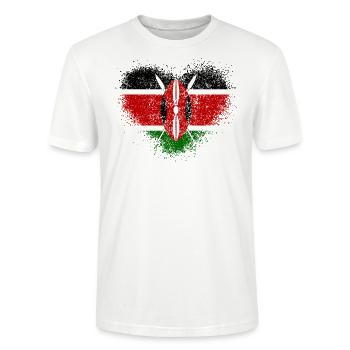 Kenia - Stanley/Stella Unisex Bio-T-Shirt CRAFTER - Weiß - Vorne - Alina (178cm) & Michal (187cm)