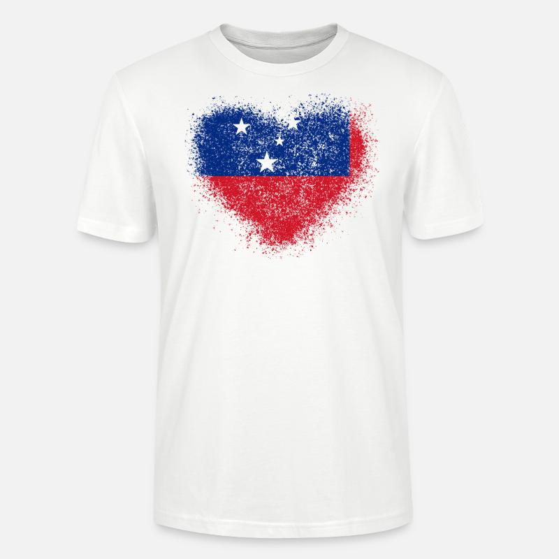 Samoa - Stanley/Stella Unisex Bio-T-Shirt CRAFTER - Weiß