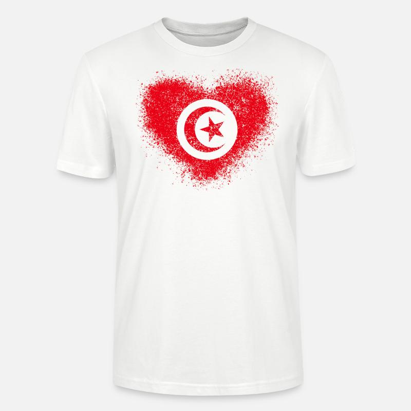 Tunesien - Stanley/Stella Unisex Bio-T-Shirt CRAFTER - Weiß
