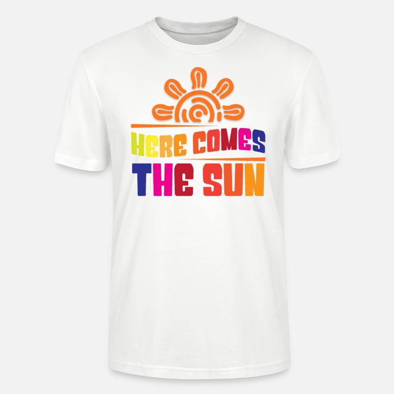 Here comes the sun - Stanley/Stella Unisex Bio-T-Shirt CRAFTER - Weiß