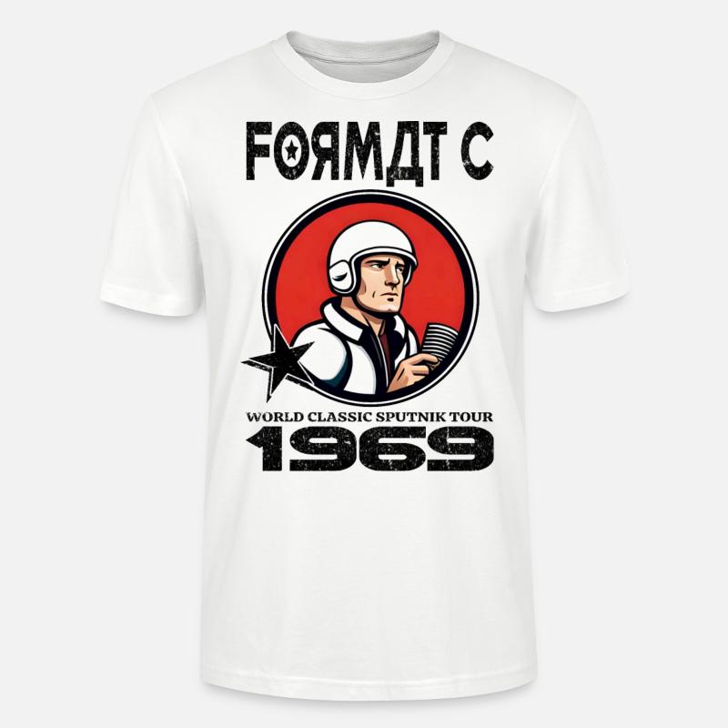 Format C - T-shirt bio CRAFTER Stanley Stella Unisexe - blanc