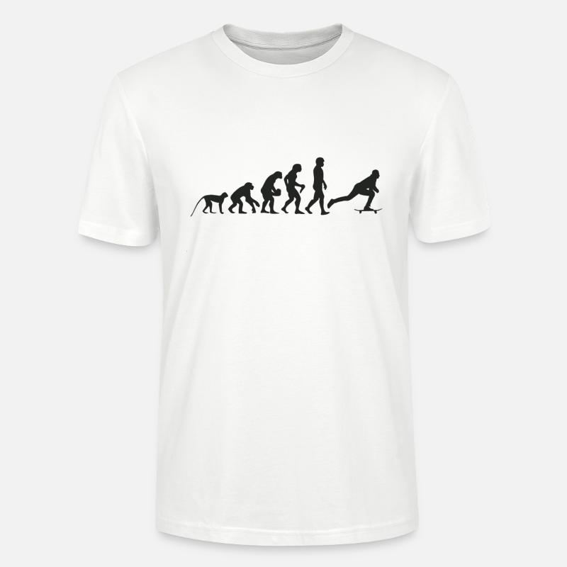 Evolution Skate - T-shirt bio CRAFTER Stanley Stella Unisexe - blanc