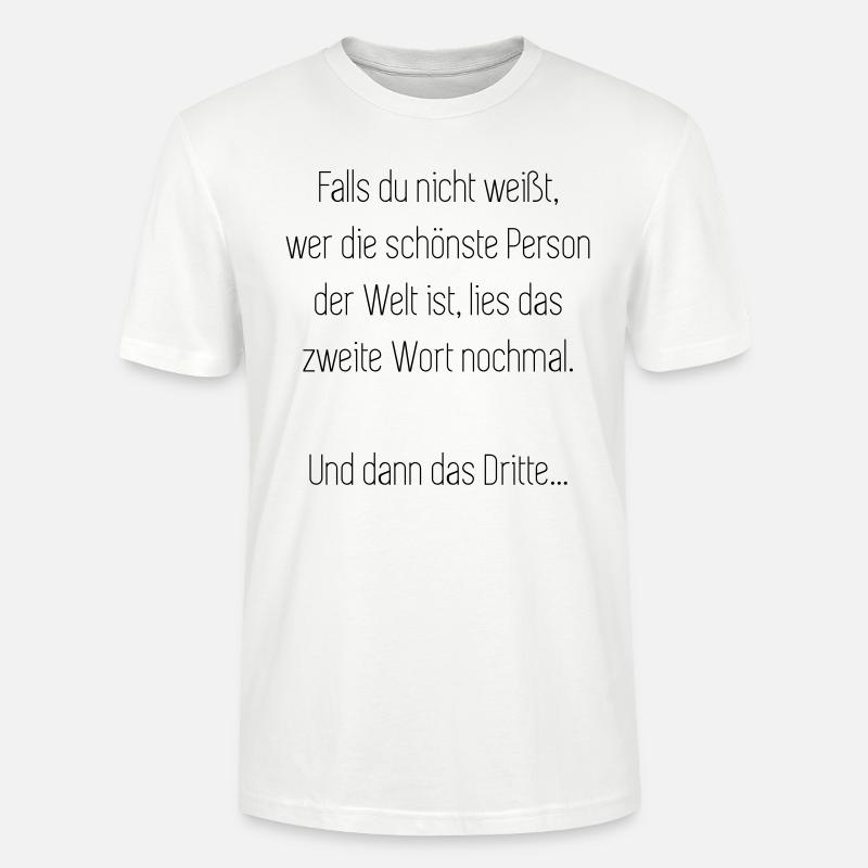 Du NICHT - Stanley/Stella Unisex Bio-T-Shirt CRAFTER - Weiß