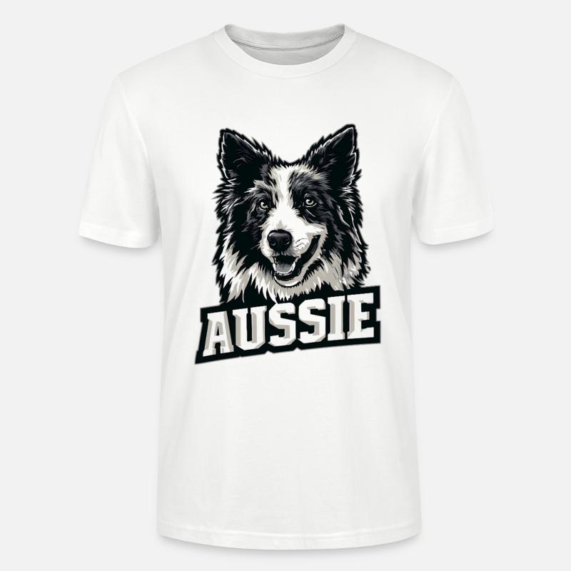 Australian Shepherd – Aussie Pride - Stanley/Stella Unisex Bio-T-Shirt CRAFTER - Weiß