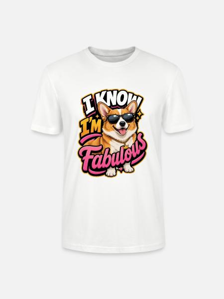 Pembrokenwelshcorgi - Stanley/Stella Unisex Bio-T-Shirt CRAFTER - Weiß