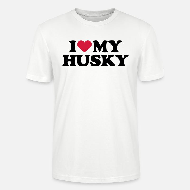 Husky - Stanley/Stella Unisex Bio-T-Shirt CRAFTER - Weiß