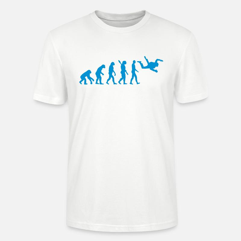 Evolution Skydiving - T-shirt bio CRAFTER Stanley Stella Unisexe - blanc