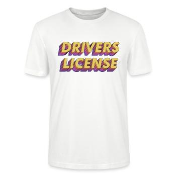 Fahrer lizenzierte Olivia Rodrigo - Stanley/Stella Unisex Bio-T-Shirt CRAFTER - Weiß - Vorne - Alina (178cm) & Michal (187cm)