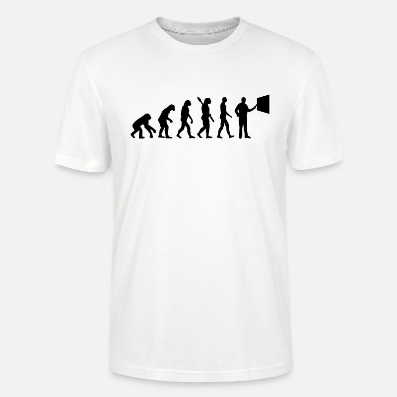 Évolution Prof - T-shirt bio CRAFTER Stanley Stella Unisexe - blanc