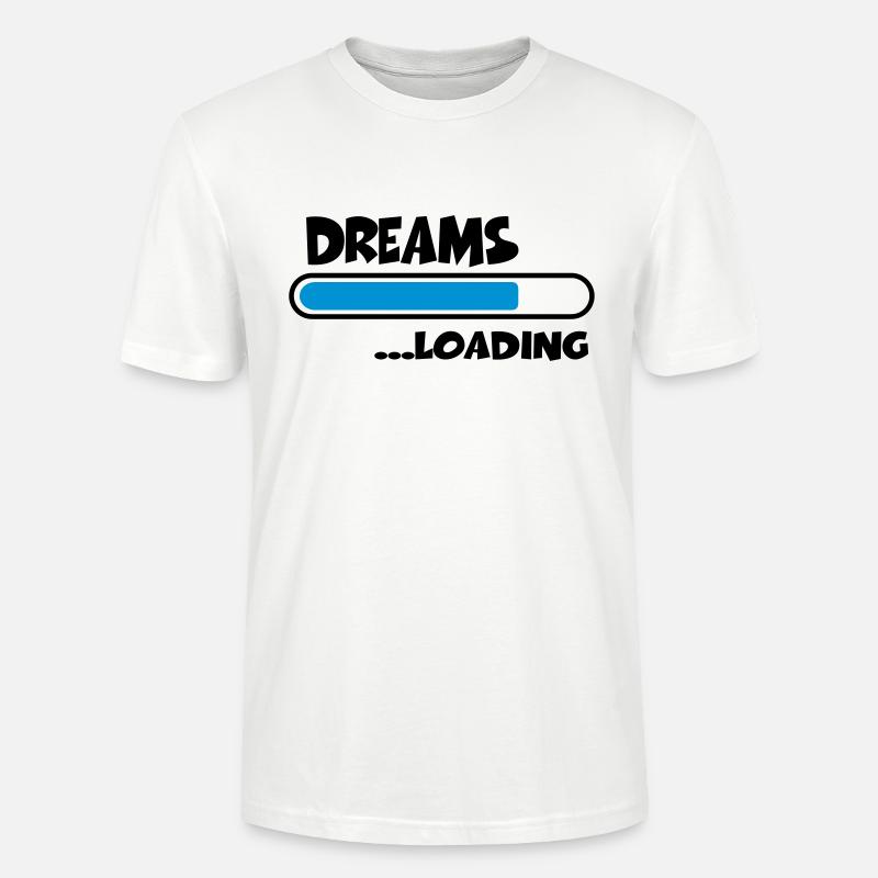 Dreams loading - T-shirt bio CRAFTER Stanley Stella Unisexe - blanc