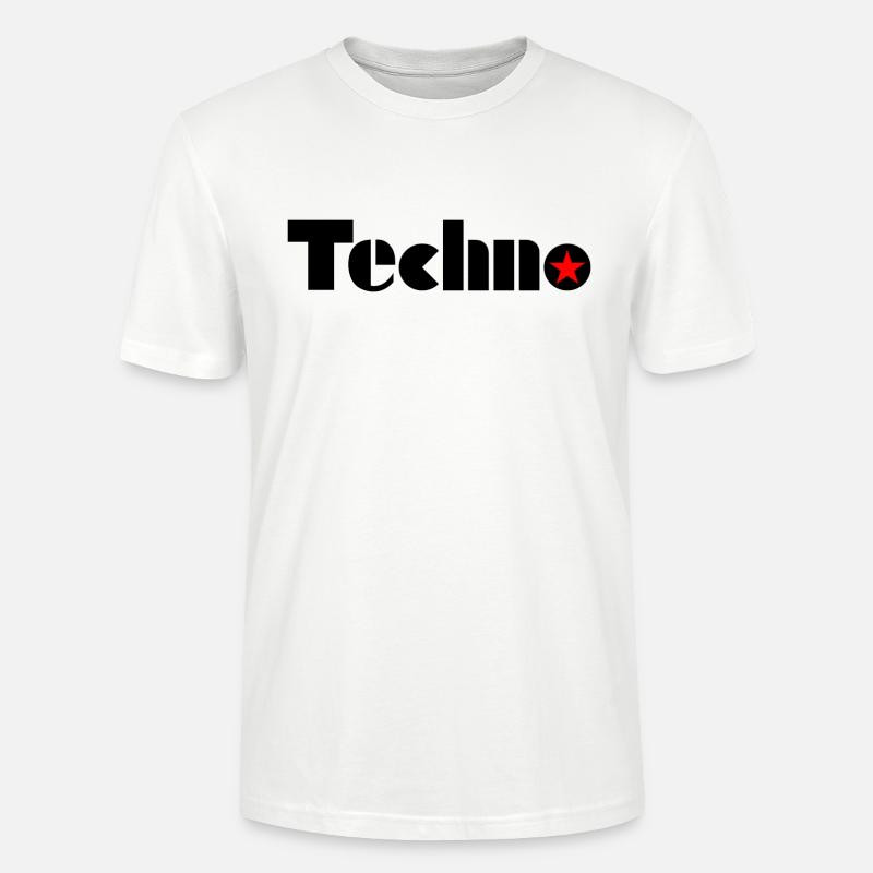 Techno - Techno music - Stanley/Stella Unisex Bio-T-Shirt CRAFTER - Weiß