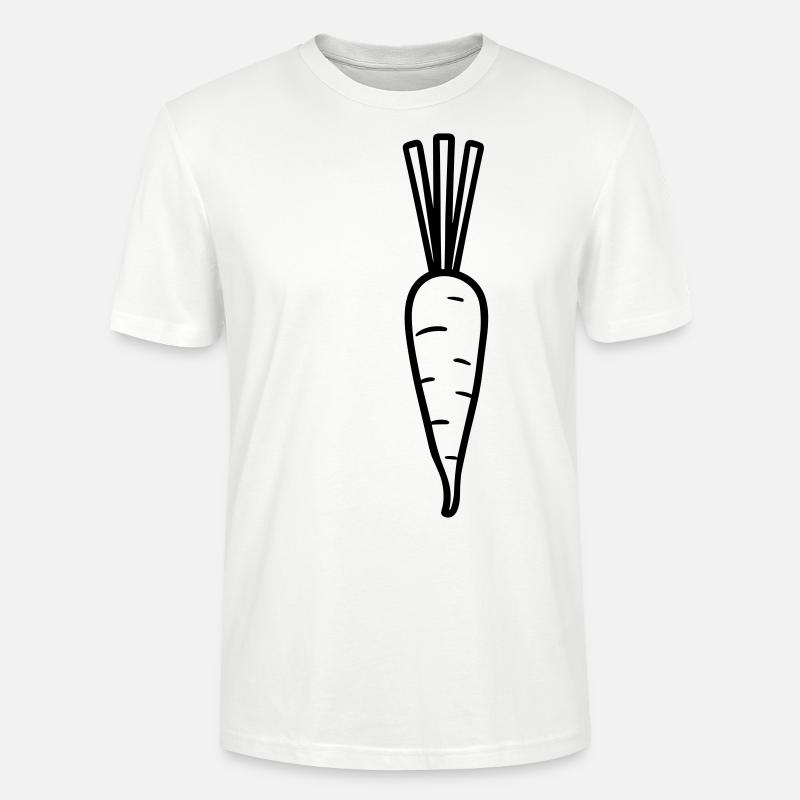 Karotte - Stanley/Stella Unisex Bio-T-Shirt CRAFTER - Weiß