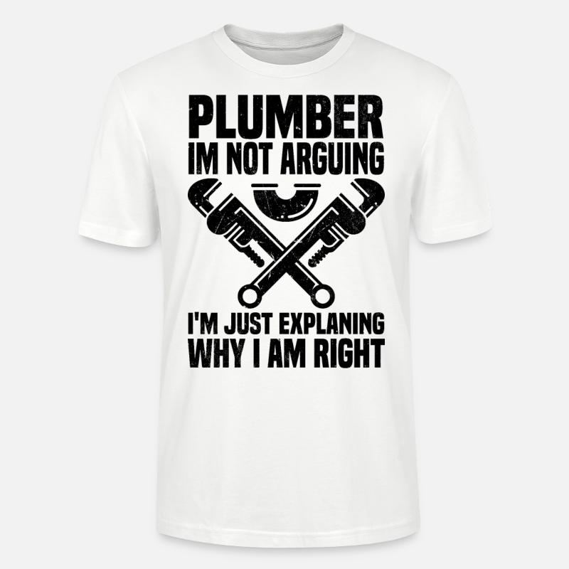 Klempner - Stanley/Stella Unisex Bio-T-Shirt CRAFTER - Weiß