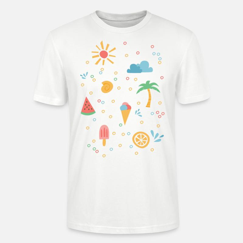 Été - T-shirt bio CRAFTER Stanley Stella Unisexe - blanc