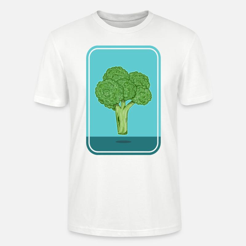 J’adore le brocoli - T-shirt bio CRAFTER Stanley Stella Unisexe - blanc