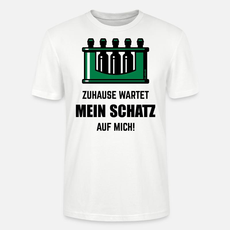 XGrüner Schatz - Stanley/Stella Unisex Bio-T-Shirt CRAFTER - Weiß