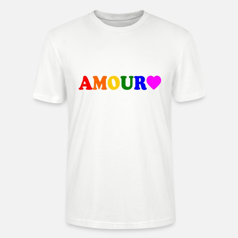 Amour - T-shirt bio CRAFTER Stanley Stella Unisexe - blanc