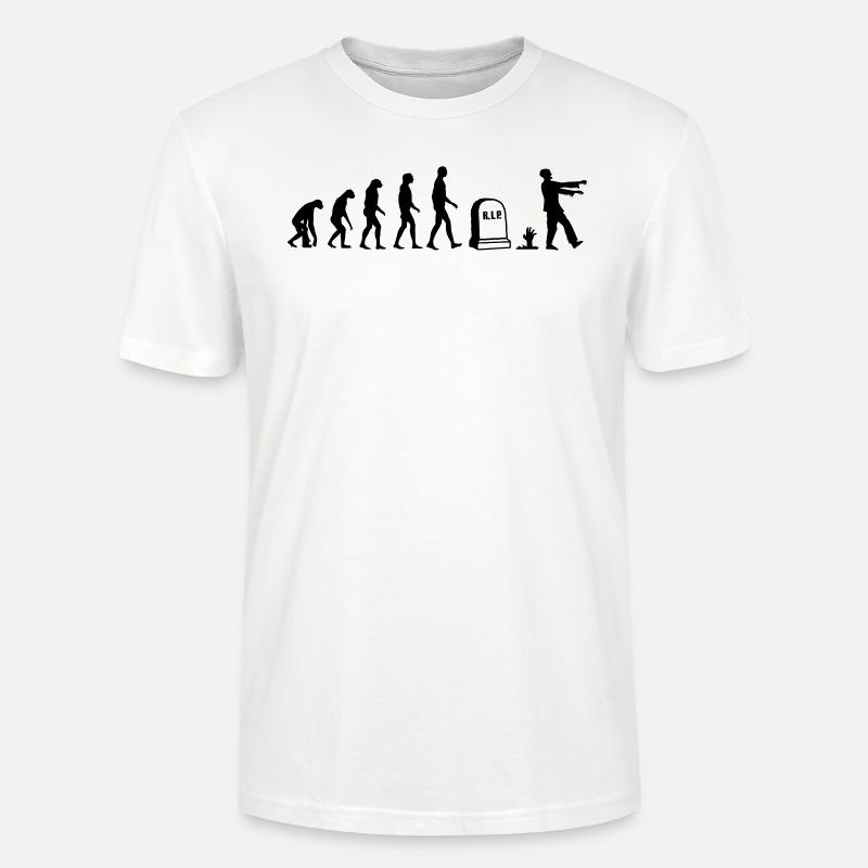 zombie evolution - Halloween - Kostüm - - Stanley/Stella Unisex Bio-T-Shirt CRAFTER - Weiß