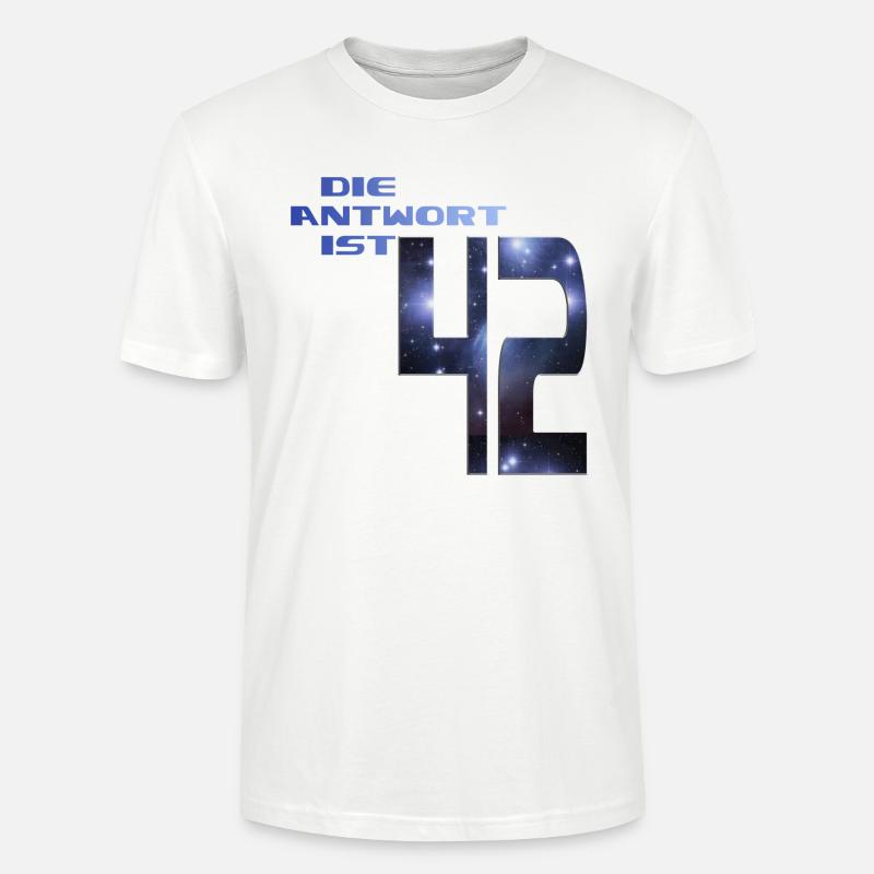 La réponse est 42 - T-shirt bio CRAFTER Stanley Stella Unisexe - blanc