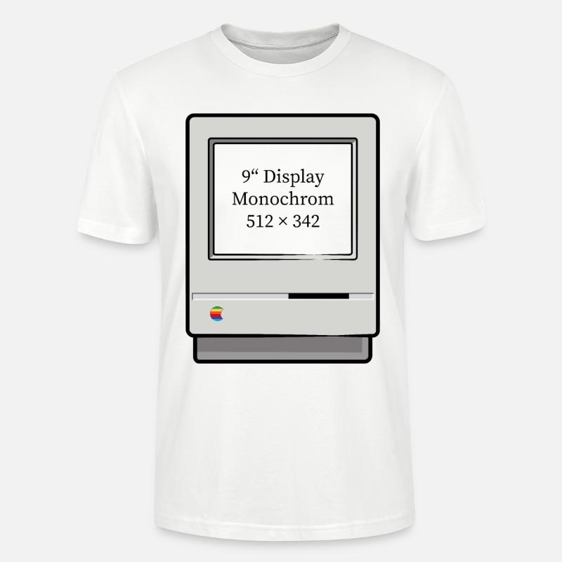 Computer Classic IT - alter Comuter - Stanley/Stella Unisex Bio-T-Shirt CRAFTER - Weiß