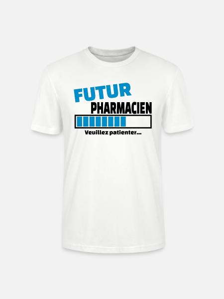 futur pharmacien - T-shirt bio CRAFTER Stanley Stella Unisexe - blanc