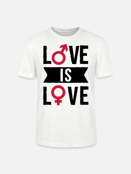 Love - T-shirt bio CRAFTER Stanley Stella Unisexe - blanc