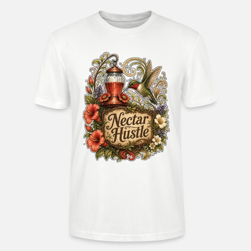 Nectar Hustle - Stanley/Stella Unisex Bio-T-Shirt CRAFTER - Weiß