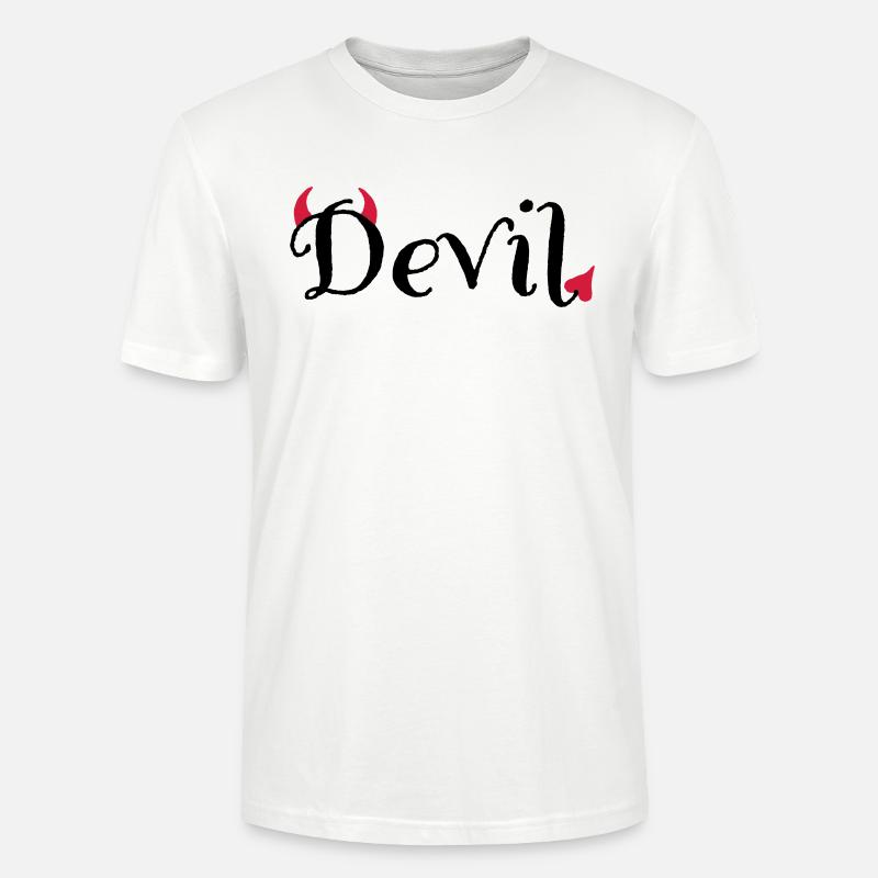 Devil - Stanley/Stella Unisex Bio-T-Shirt CRAFTER - Weiß