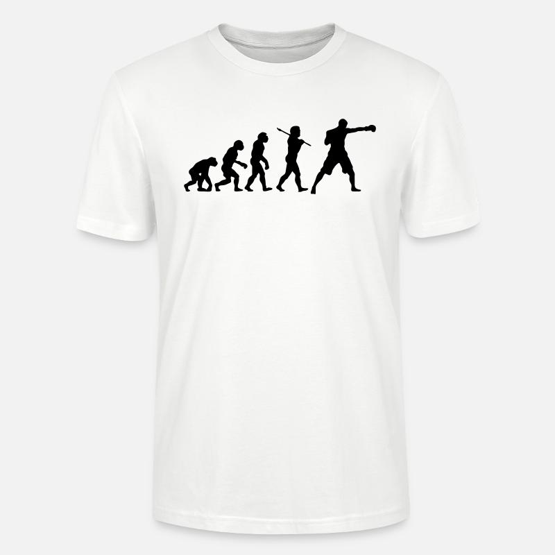Boxing Evolution - T-shirt bio CRAFTER Stanley Stella Unisexe - blanc