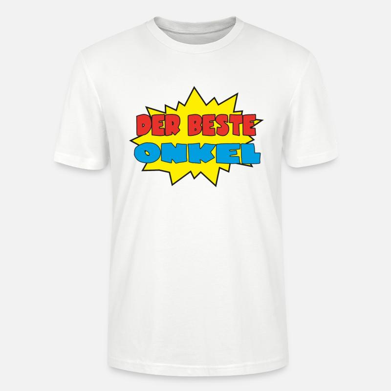 Der beste onkel - Stanley/Stella Unisex Bio-T-Shirt CRAFTER - Weiß